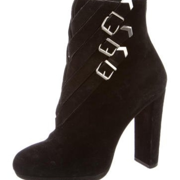 louboutin buckle boots